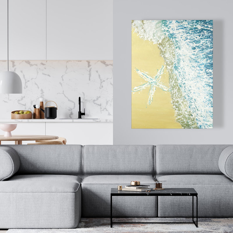 Left Side Seastar - Marine Beach Canvas for Home Decor