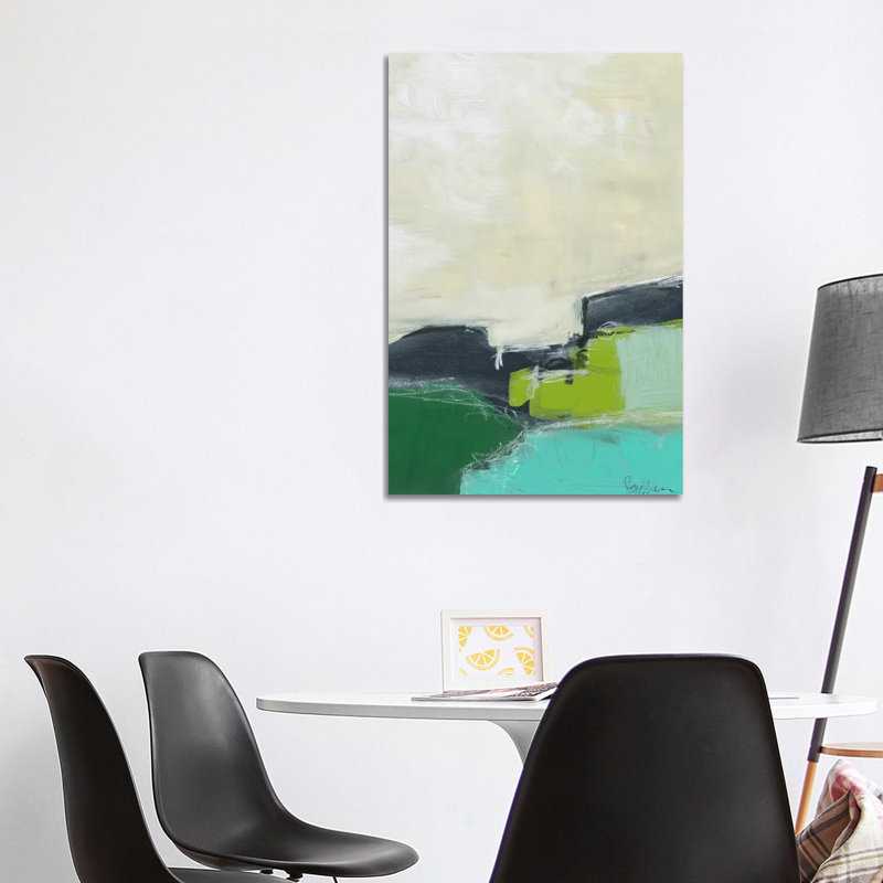 Landscape No. 99 by Jan Weiss - Wrapped Canvas Panoramic Painting, 101.6 cm H x 66.04 cm W x 1.91 cm D
