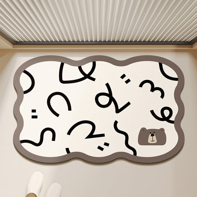 Diatomaceous Anti-Slip & Absorbent Bathroom Mat