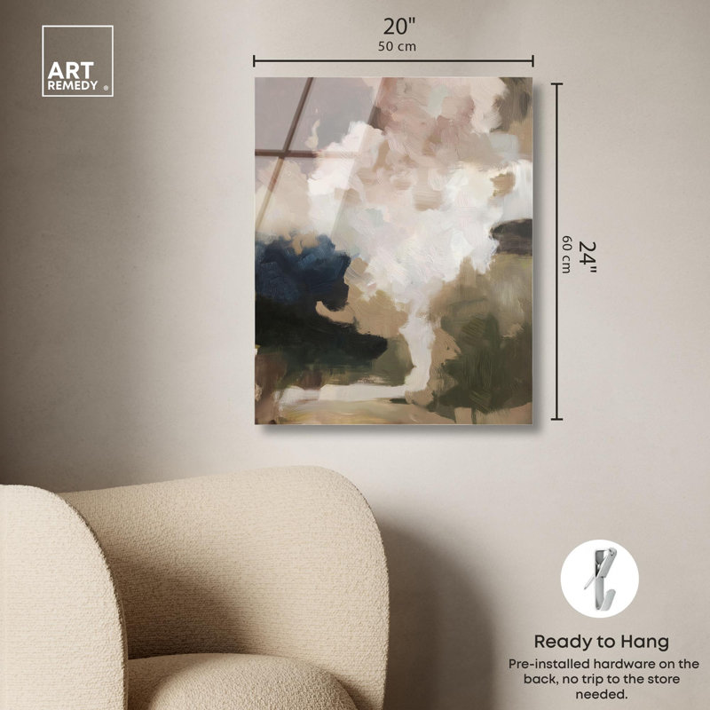 «Mute Tones I Boho», reproduction d'art par Art Remedy, H 24 po x l 20 po
