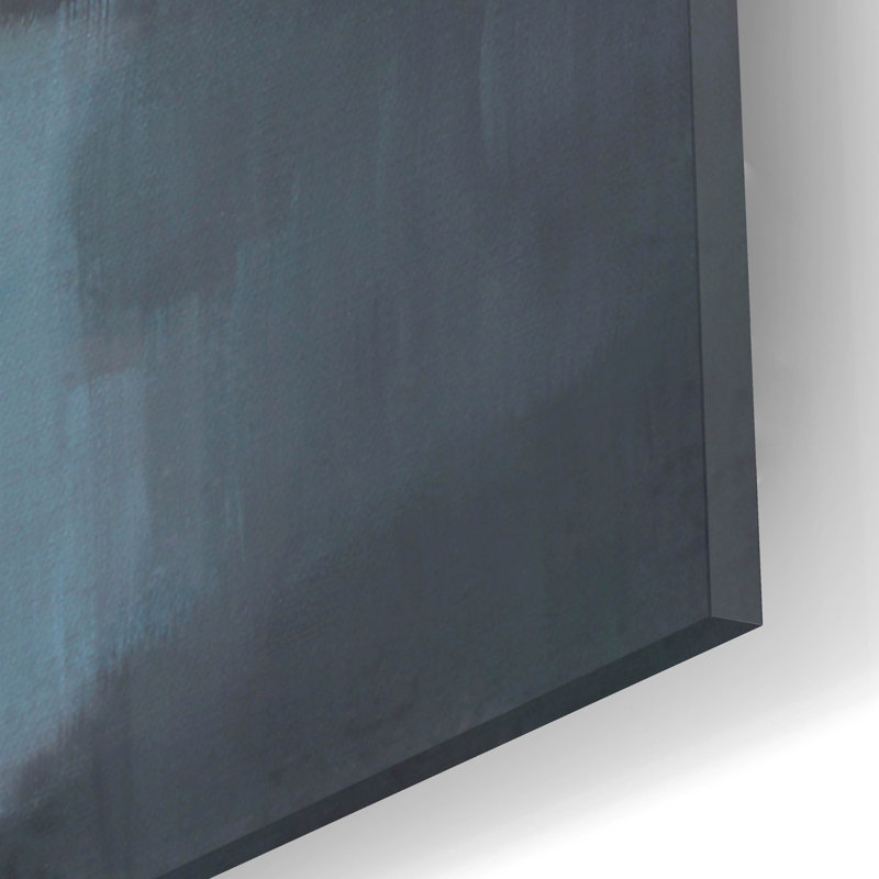 Art mural en verre «Canyon Lake» par Brittany Evans, H 12 po x l 16 po x P 0,13 po
