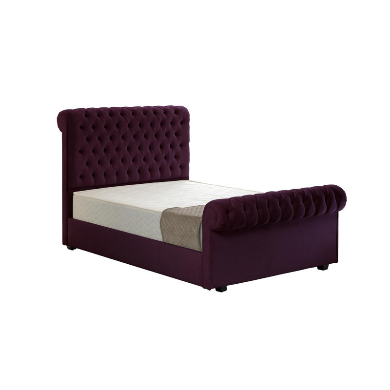 Payton Upholstered Bed, Kingsize (5'), Purple
