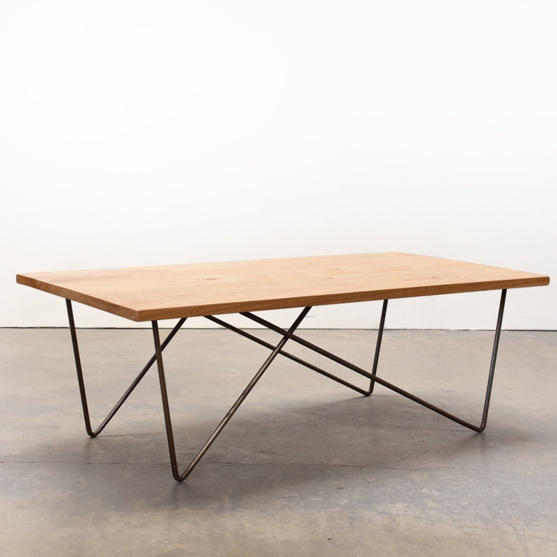 Solid Wood Top Coffee Table