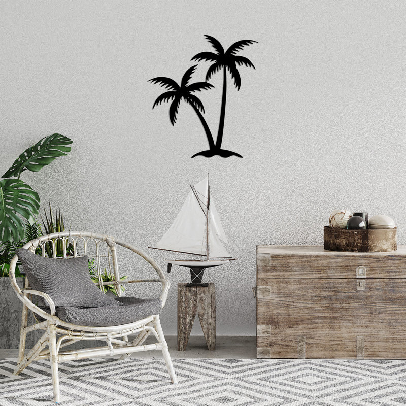 Hand-Painted Decorative Metal Wall Accessory Set (4 Pieces) | 100% Metal, Thickness: 0.06 in | Sizes: 7.5 x 5.5 in, 6.7 x 7.5 in, 7.5 x 4.3 in, 7.5 x 7.5 in | Unique Home Decor, Vibrant Colors, Perfect for Living Room & Office