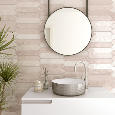 Mediterraean Decor Reliefs 15 x 15 cm Beveled Ceramic Tile