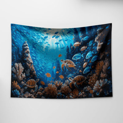 Nautical Caribbean themes Wall Tapestry