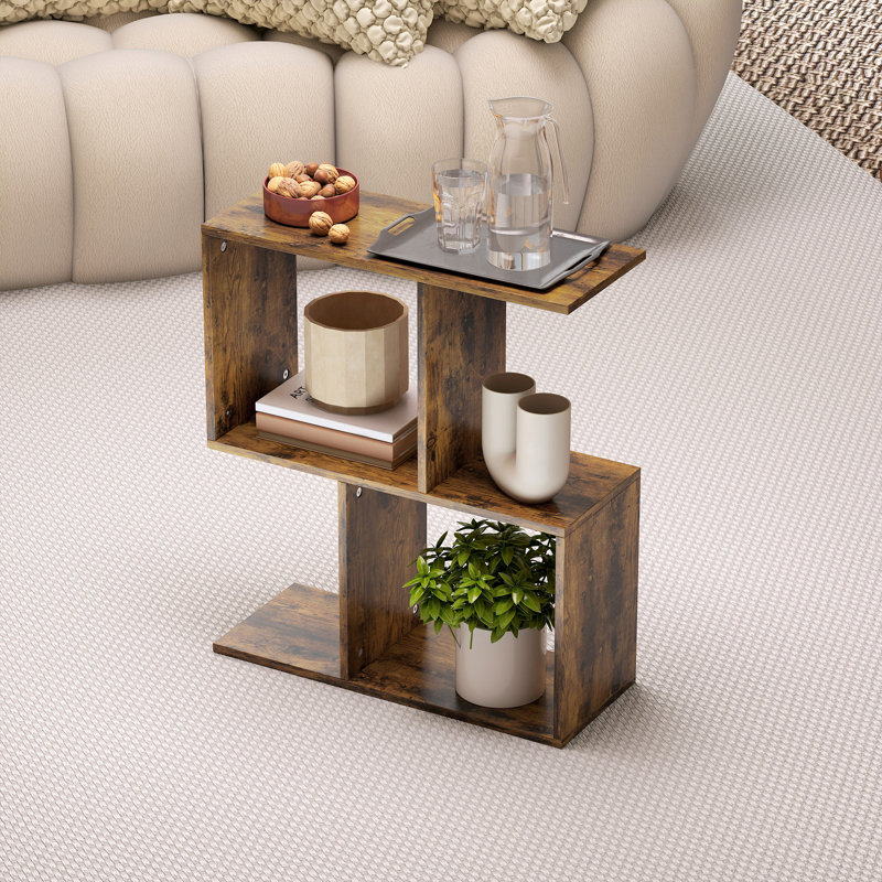 End Table, Rustic Brown