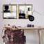 Patchy Navy Abstract 2 PC Framed Floater Canvas Set by Susan Jill-1166800250-1166800246