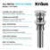 KRAUS Pop-Up Drain For Bathroom Sink With Overflow In Spot-Free Stainless Steel, PU-11SFS