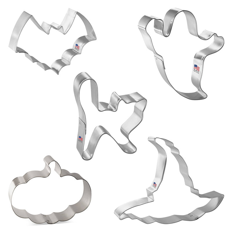 CookieCutter.com 5 -Piece Non-Stick Cookie Cutter