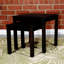 Ensemble de 2 tables gigognes en eucalyptus