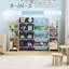 Organisateur de rangement de jouets - Organisateurs de jouets et rangement avec bibliothèque, tablette de rangement de jouets avec tablettes et bacs de rangement, bibliothèque pour enfants et rangement de jouets pour chambre d'enfant, salle de jeux, cha-136168162
