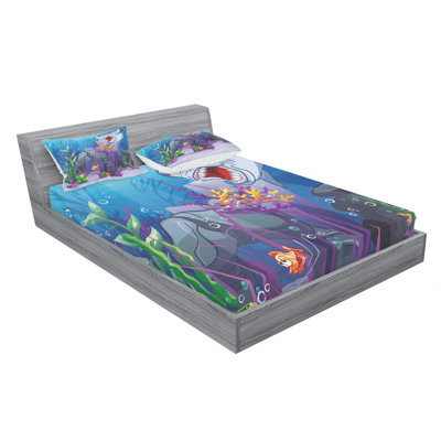 Ensemble de draps subaquatique coon world plantes