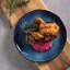 Assiette plate en grès biologique denim, 10,4 po (ensemble de 6)