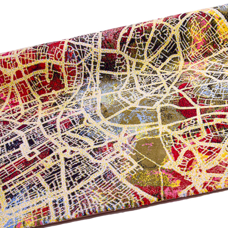 Nanticoke Abstract Area Rug, Rectangular 133 x 190cm