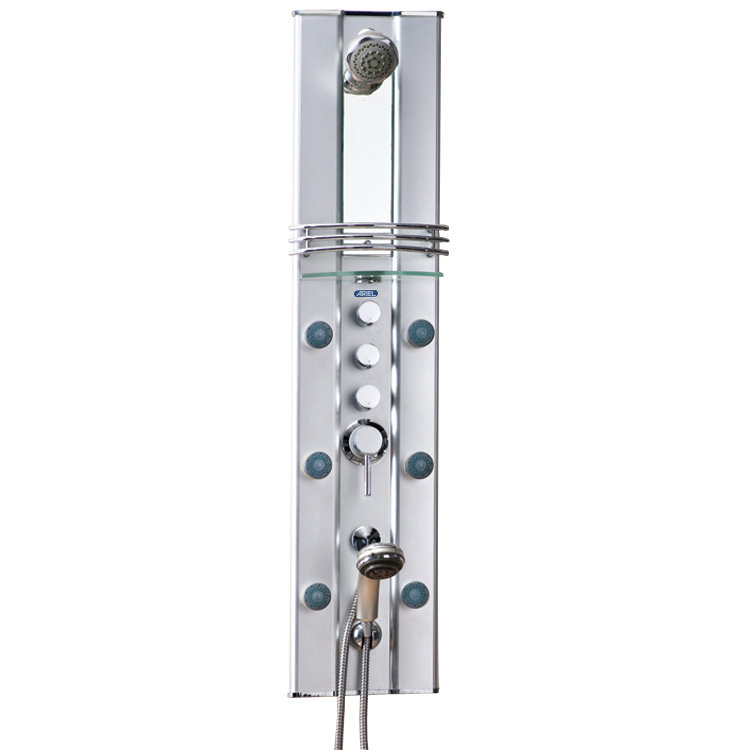 Panneau de douche thermostatique en aluminium