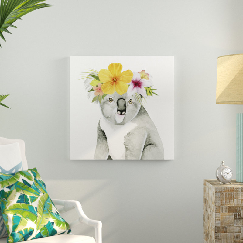 Tropical Halo VII 1 Piece Wrapped Canvas Wall Art, 76cm H x 76cm W