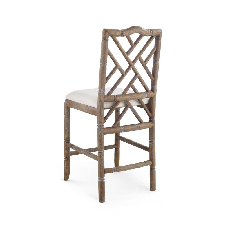 Hampton Upholstered Stool, Brown