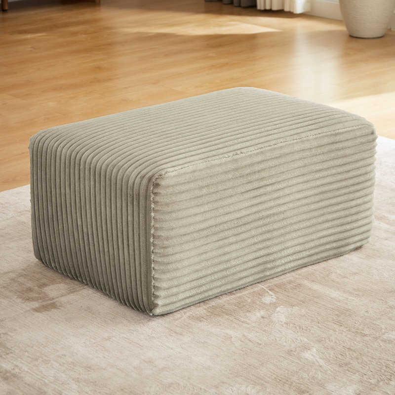 Cloud Design en forme de L avec tissu en velours côtelé et doux, sans assemblage pour canapé, matériau, confort instantané, espaces multifonctionnels