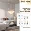 Luminaire suspendu Mid-Century doré nordique