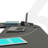 RIF6 L Shaped Modern Computer Office Desk w/ Keyboard Tray, Easy Assembly-59371383