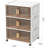 Stackable Closet Organizer with wheel-100559264
