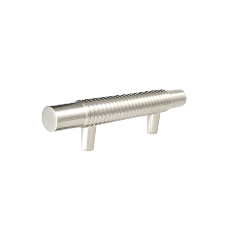 Stacked 3" Center to Center Bar Pull, Satin Nickel