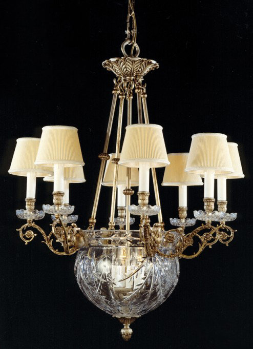 Dam 12 - Light Shaded Chandelier