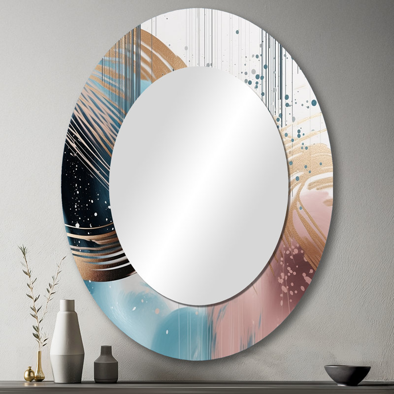 Miroir mural Whispers Of Marble I, 43 po x 33 po