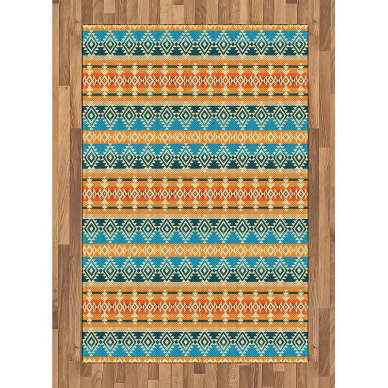 Harriett Striped Hand Woven Area Rug, Rectangle 120 x 180cm