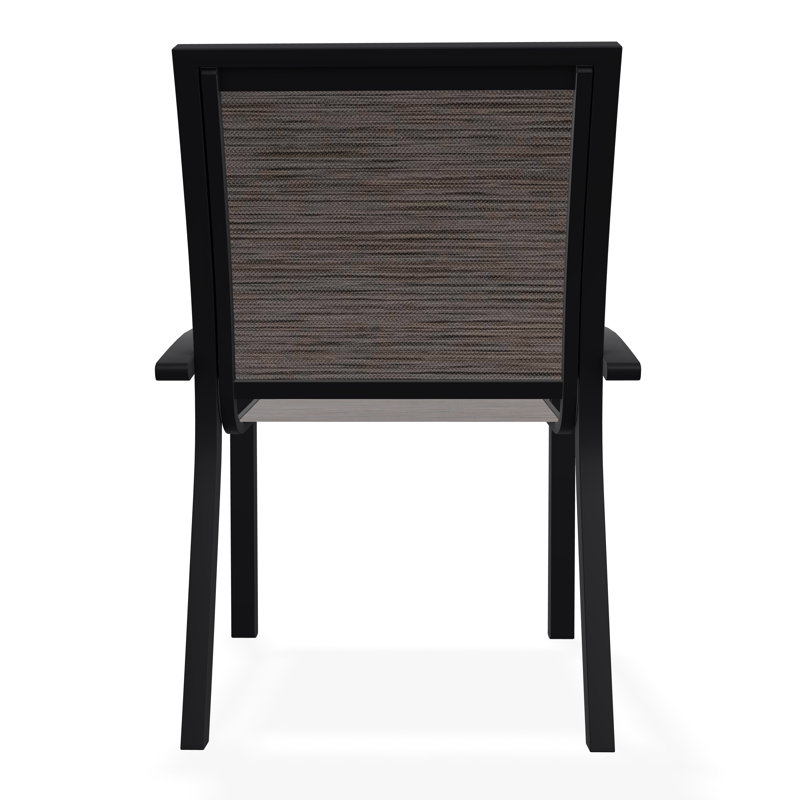 Kendall Outdoor Dining Chair, Black, James