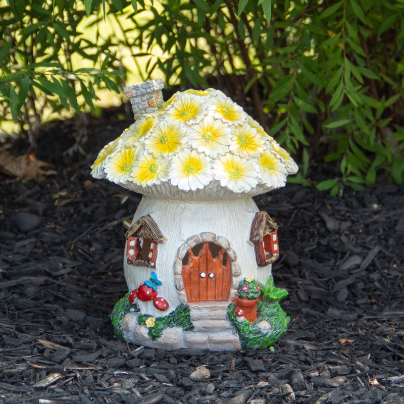 Statue de jardin d'extérieur lumineuse 7,25 po