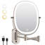 Miroir de maquillage de salle de bain ovale mural-531035185-512080126