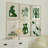 Abstract Greenface Print 1-1179282040