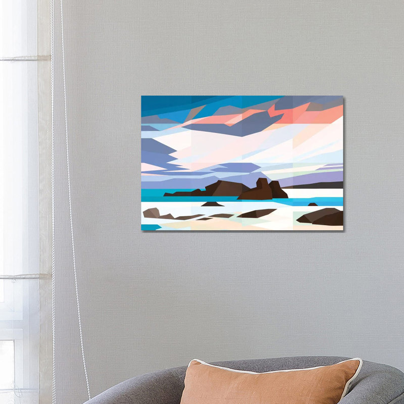 Snow Plains by Jun Youngjin - Wrapped Canvas Print