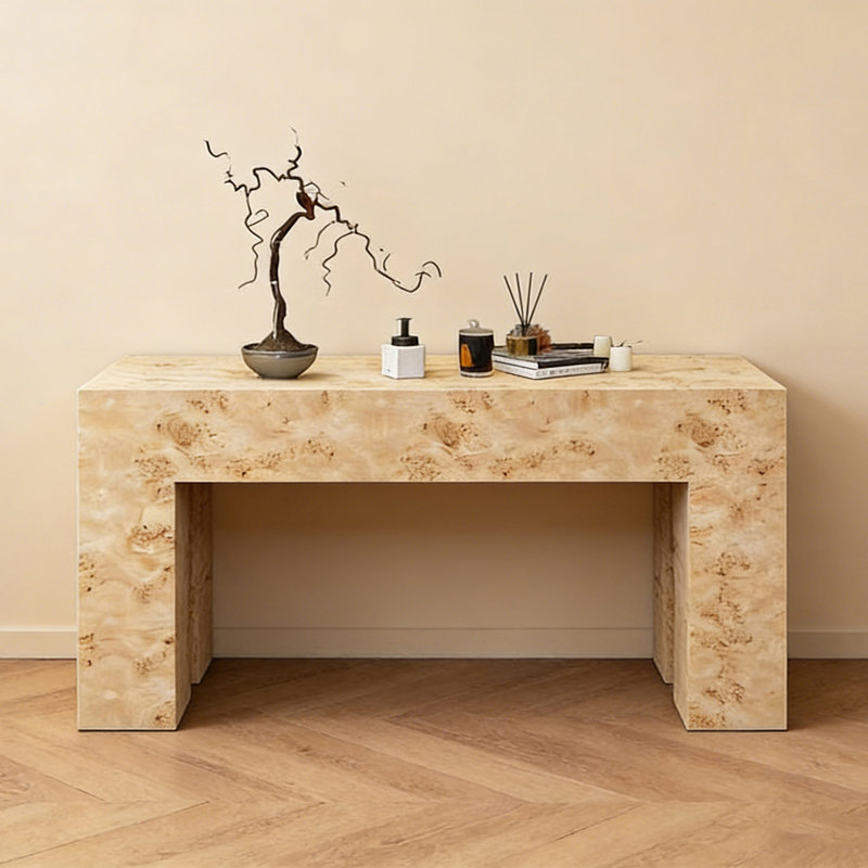 Console Retro Luxury Art, H 29,53 po x l 62,99 po x P 15,75 po