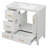 Soft-close Bathroom Vanity Mdf Timeless White Design