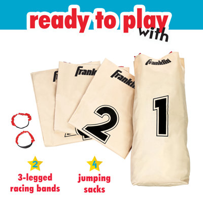 Franklin Field Day 2-In-1 Potato Sack & 3-Legged Racing Kit