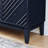 Farmhouse Fluted Sideboard with Geometric Pattern and Adjustable Shelves, a Versatile Storage Solution for Multiple Rooms-1683355096