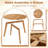  2PCS Outdoor Acacia Wood Side Table Patio 24.5'' Round End Table w/ Slatted Tabletop-816374708