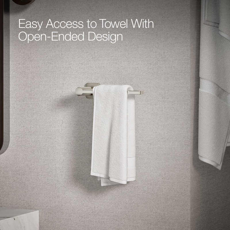 Parallel Towel Arm, Polished Nickel