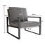 Fauteuil en similicuir 24,83 po Eritrea-1009840974