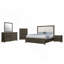 TABLE DE CHEVET MARRON FONCÉ