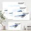 Geai bleu rétro - impression sur toile-59779974-59724902