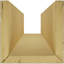 Poutre de plafond à 3 côtés en faux bois Riverwood Endurathane (poutre en U)-96346844-105427219-105427131