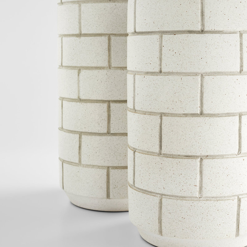 Vase Mason, H 15 po x l 8 po x P 8 po
