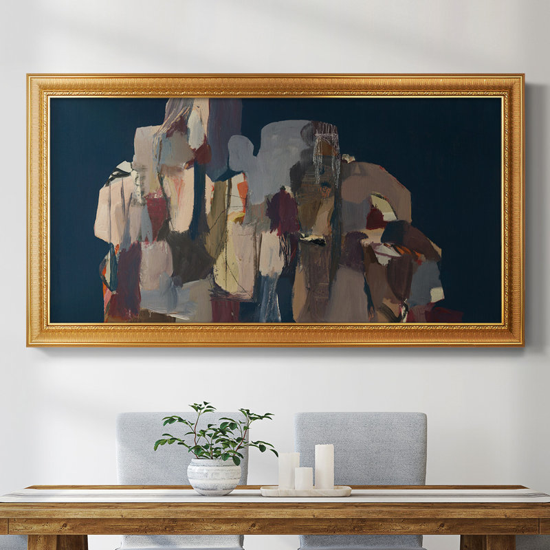 «Dezmand Sans titre», reproduction d'un seul cadre photo sur toile, H 25 po x l 45 po x P 2,5 po, Toile encadrée noire
