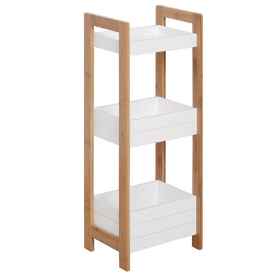 Bamboo Freestanding Bathroom Shelves