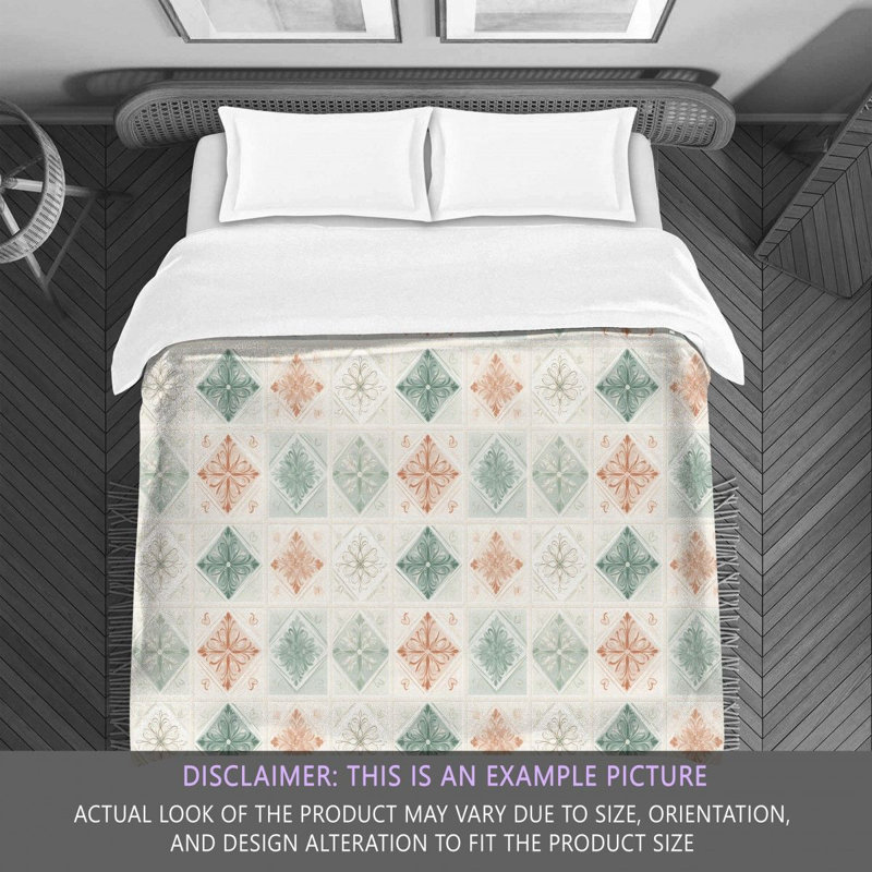 Ornate Geometric Comforter, Queen Comforter