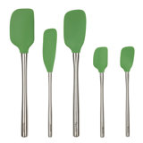 Flex-Core Stainless Steel Handled Spatula 5 Piece Set for Meal